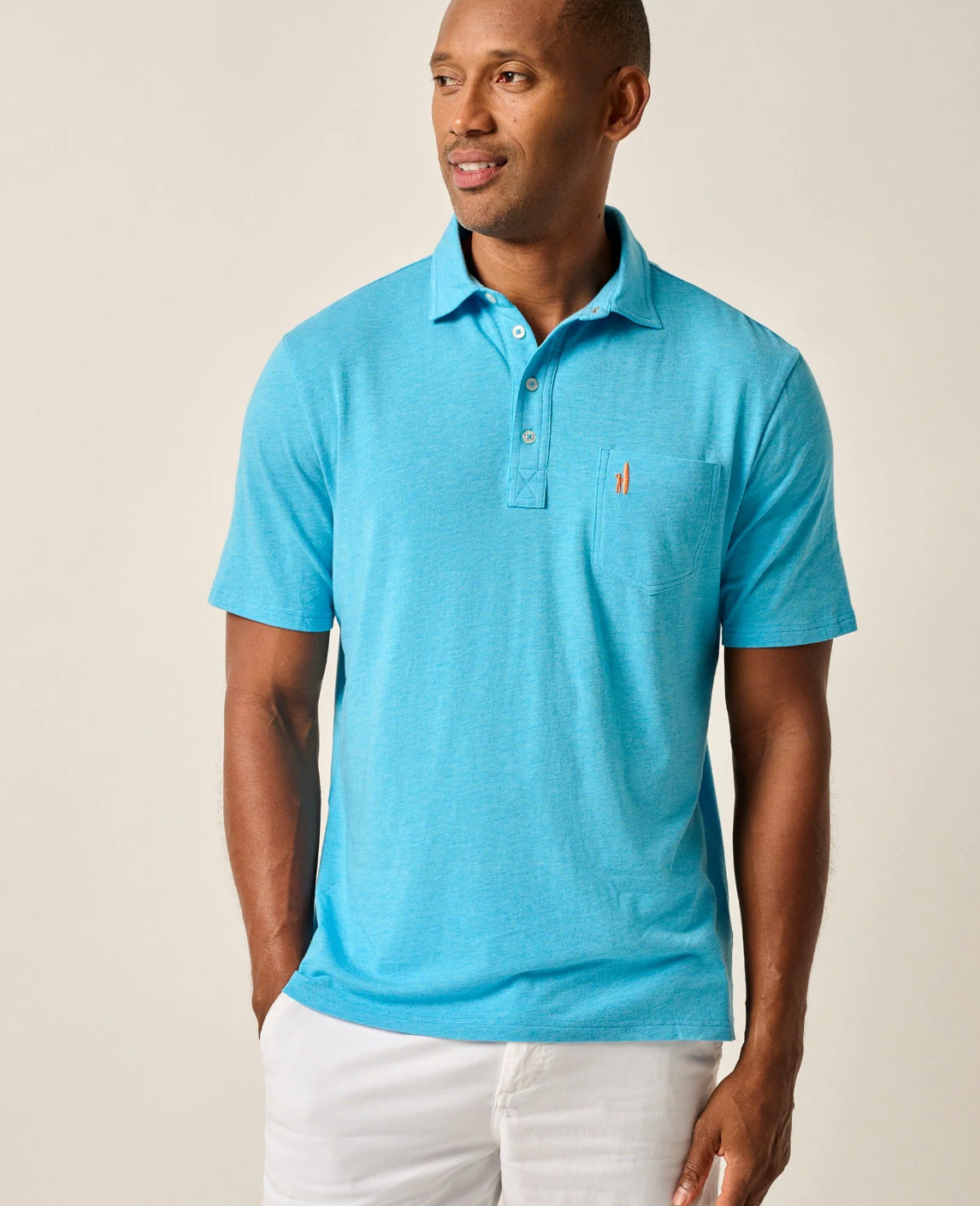 Original 4-Button Polo - Heathered 2.0