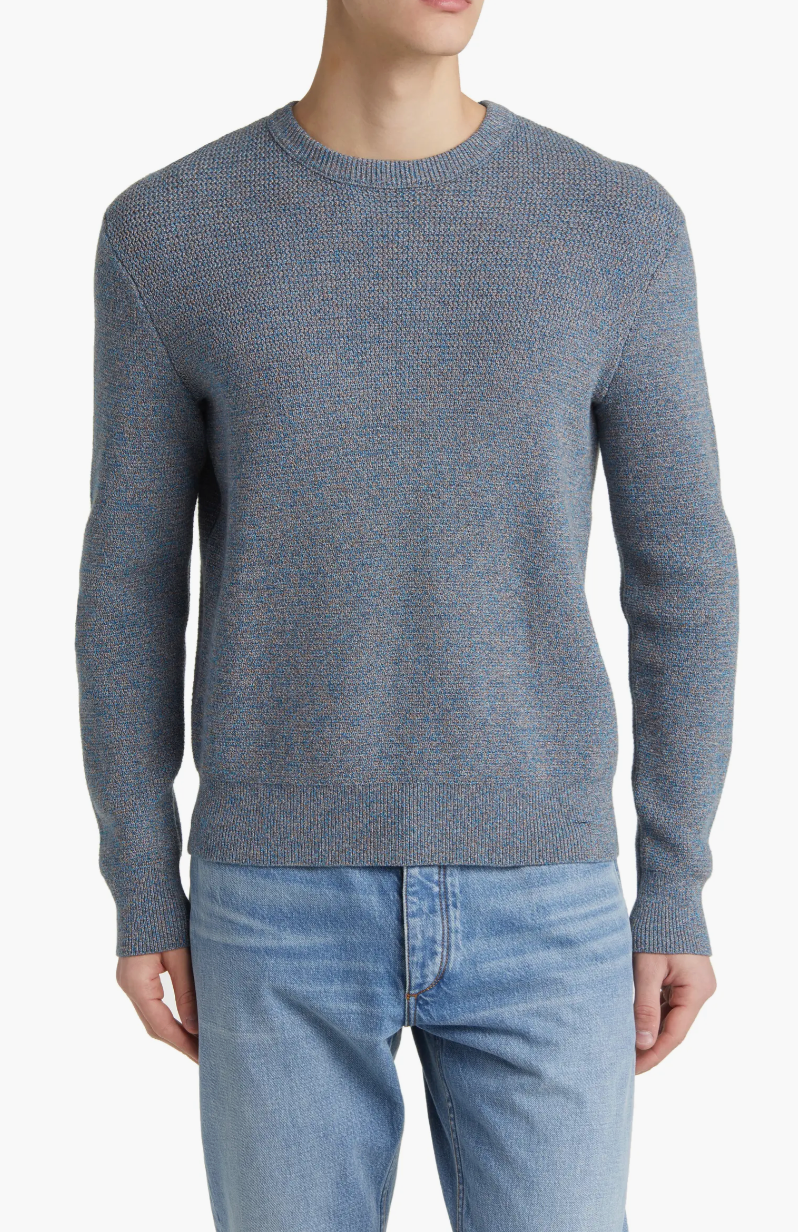 Dexter Marl Crewneck Cotton Sweater