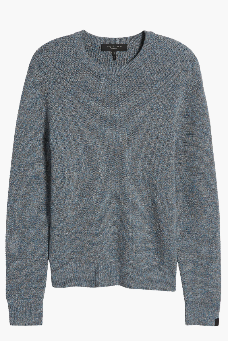Dexter Marl Crewneck Cotton Sweater