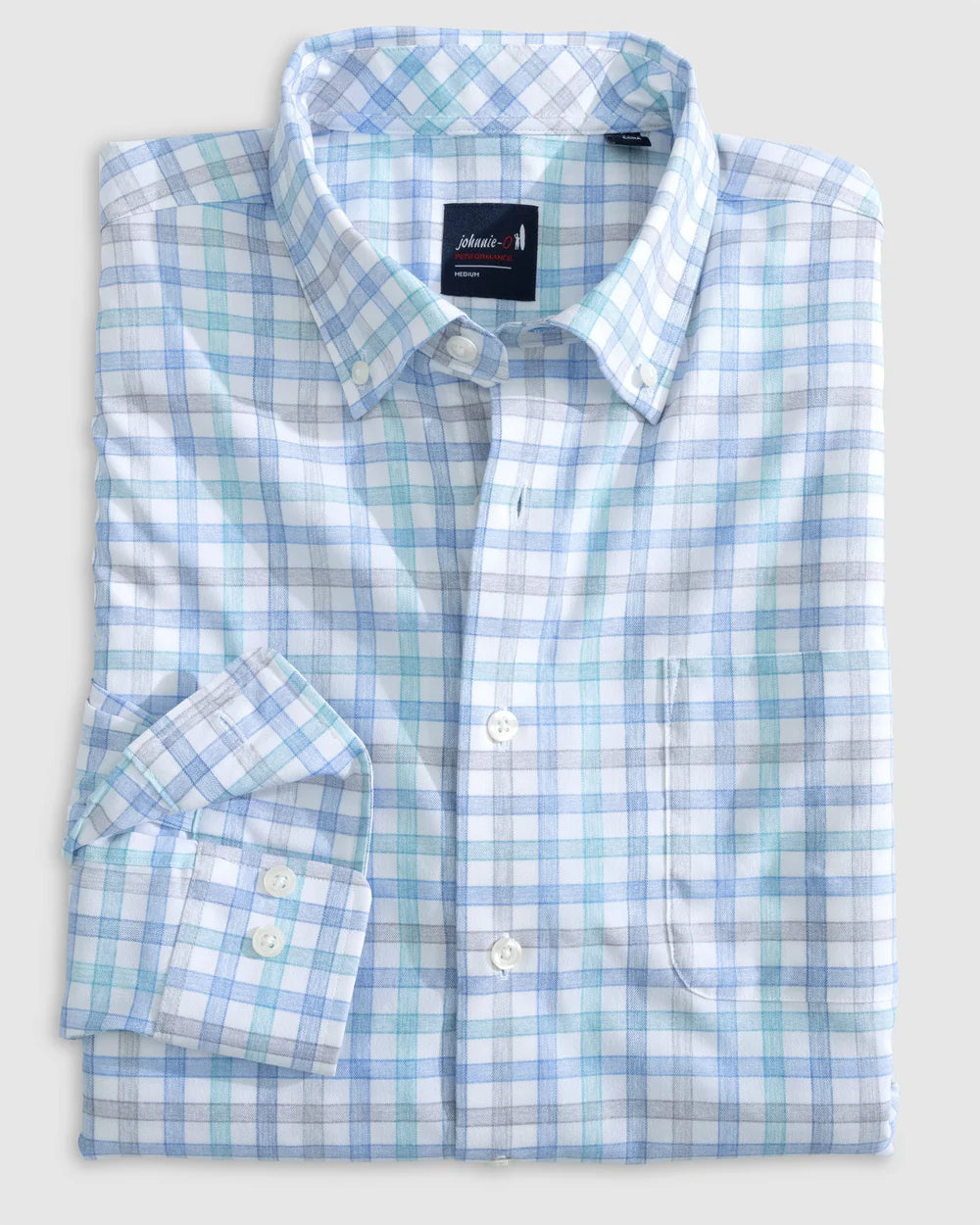 Scull Performance Button-Up Shirt