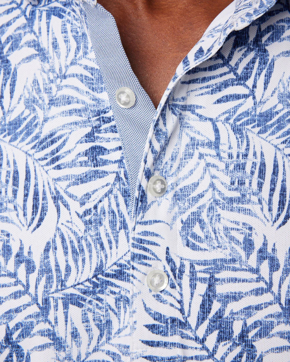 Aiken Printed Mesh Performance Polo