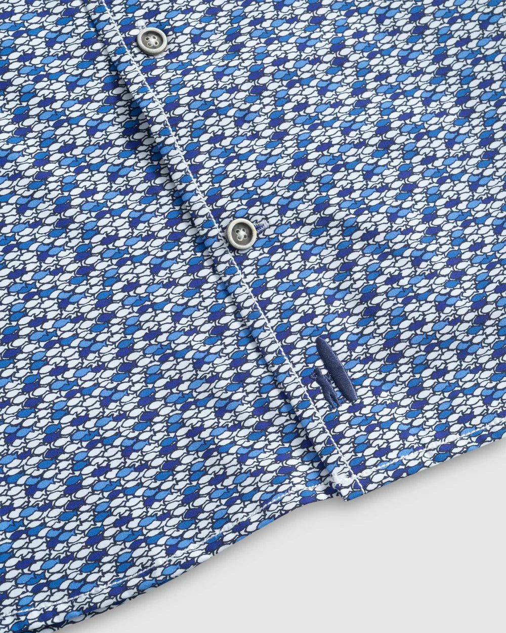 Bento Jersey Knit Button-Up Shirt