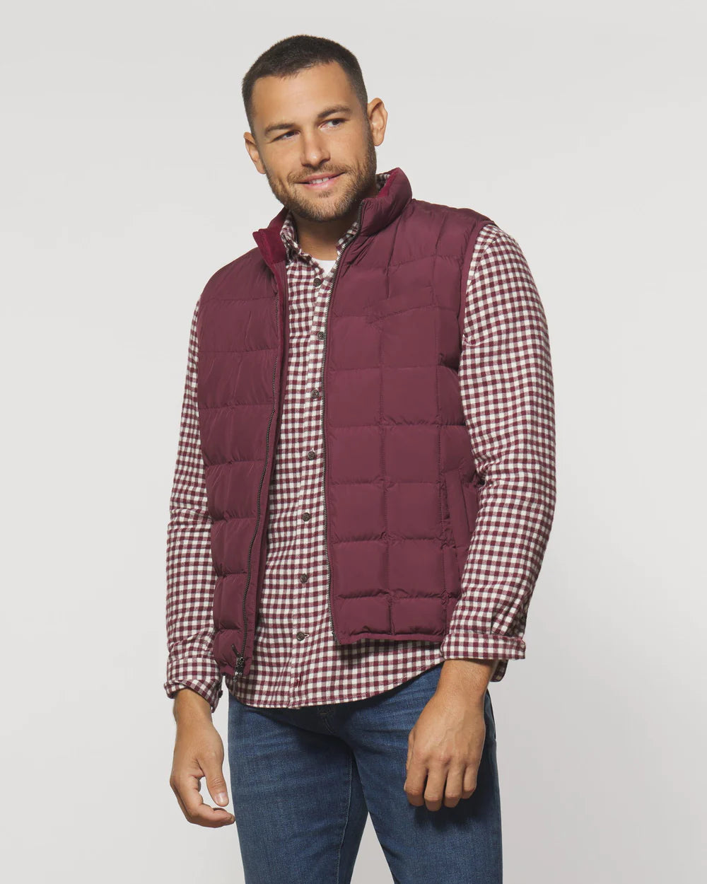 Enfield Zip Front Quilted Puffer Vest