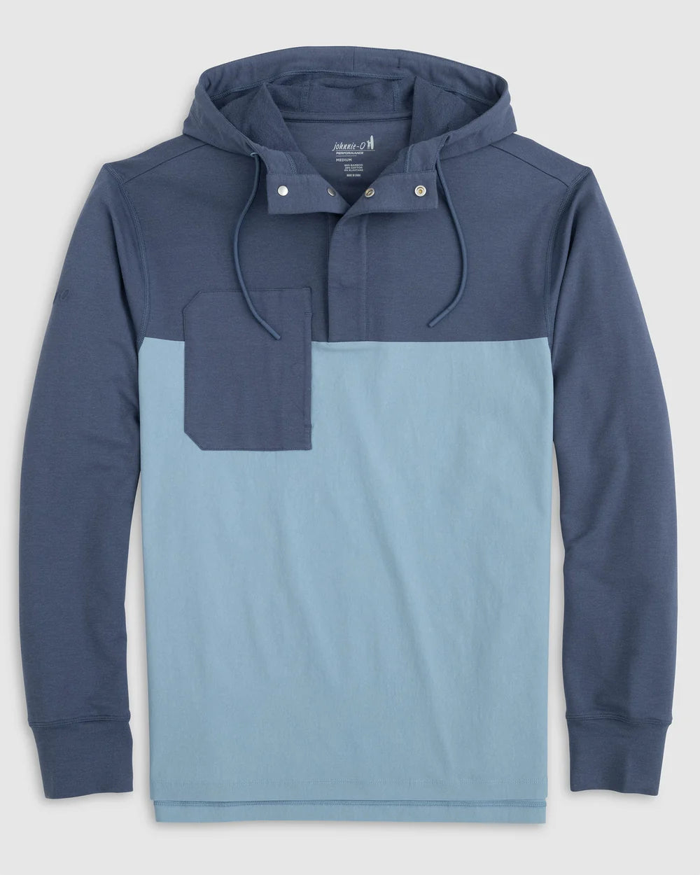 Harrison Mixed Media Henley Hoodie