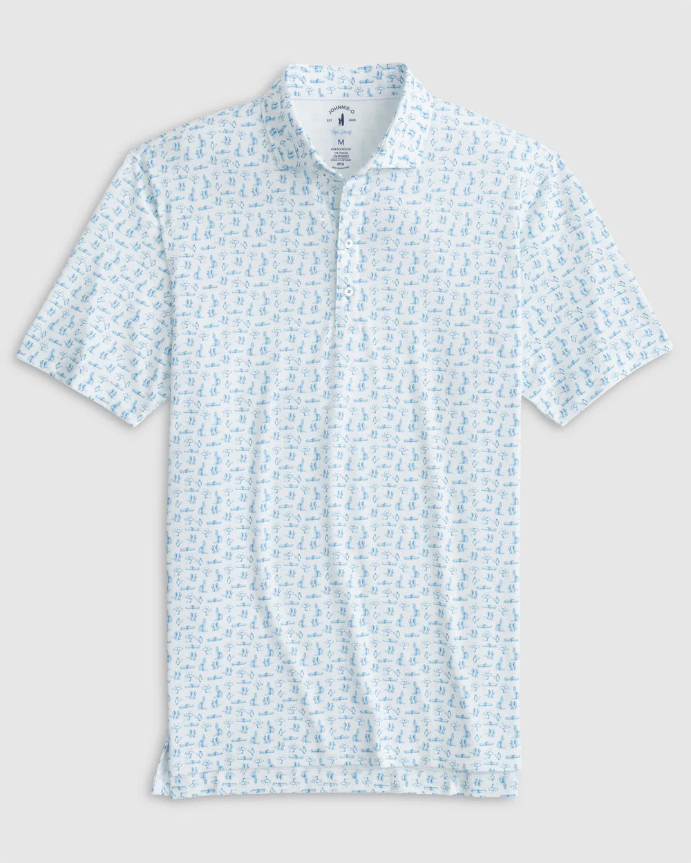 johnnie-O Herd Printed Top Shelf Performance Polo