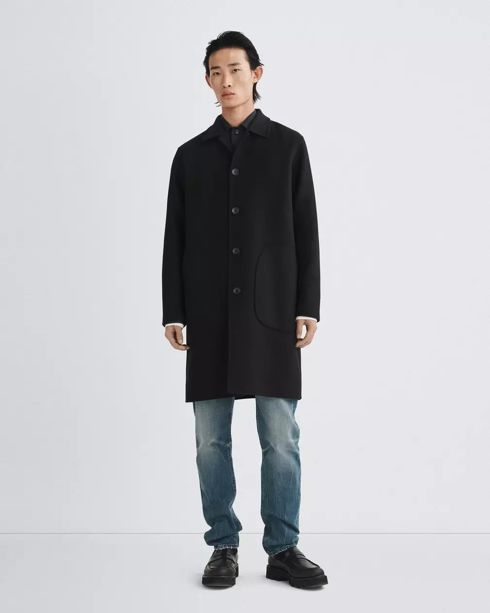 Leon Double Face Wool Car Coat