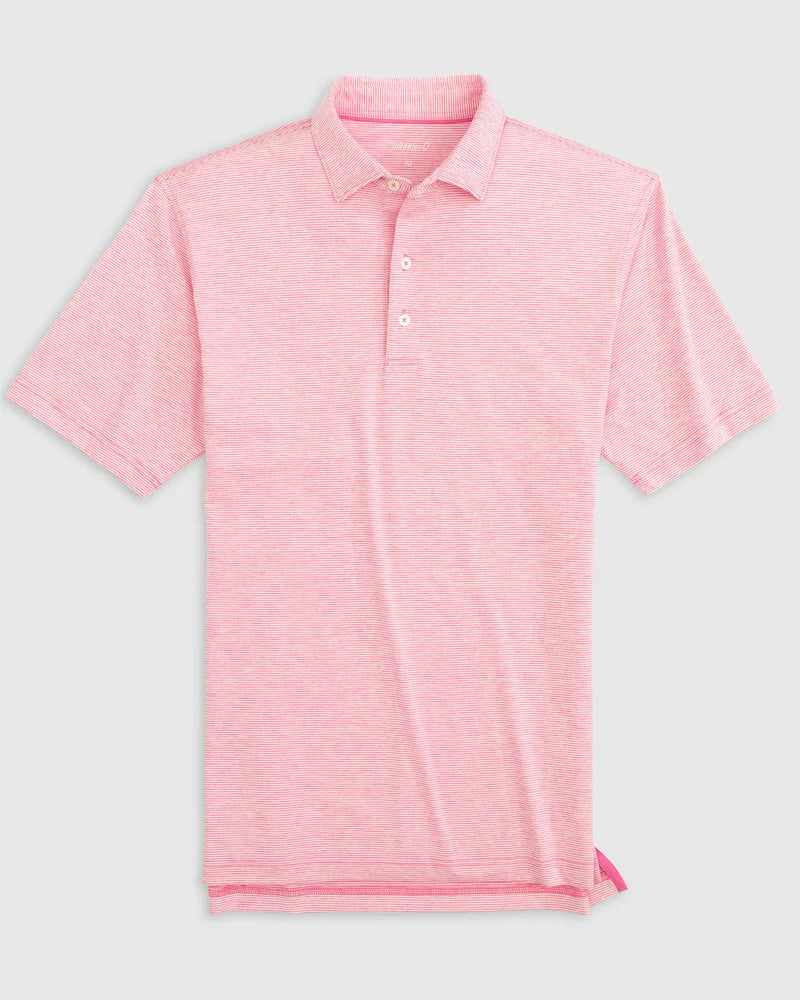 Lyndon Striped Jersey Performance Polo