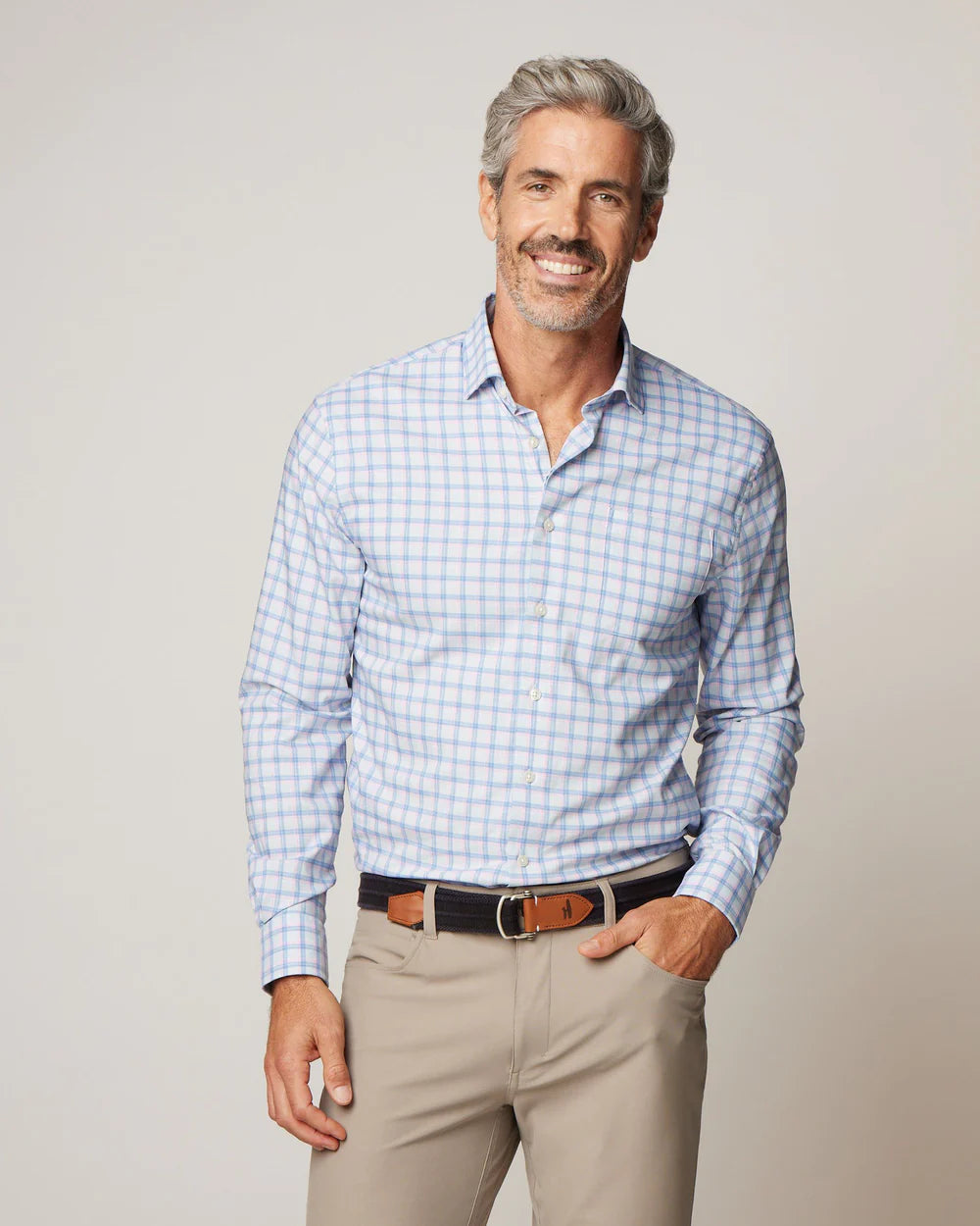 johnnie-O Neta Performance Button-Up Shirt