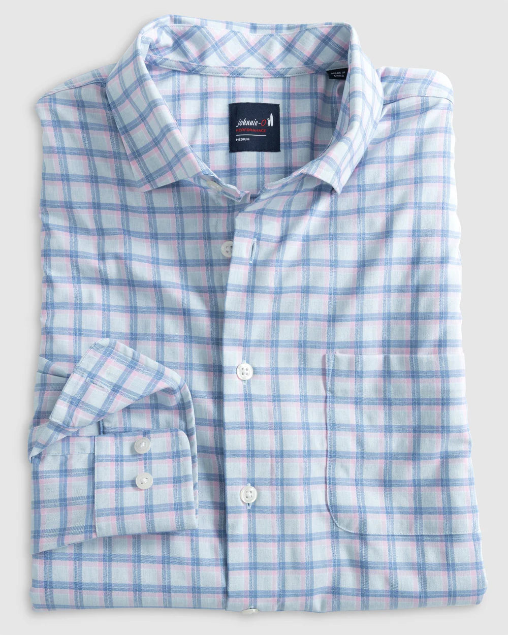 johnnie-O Neta Performance Button-Up Shirt