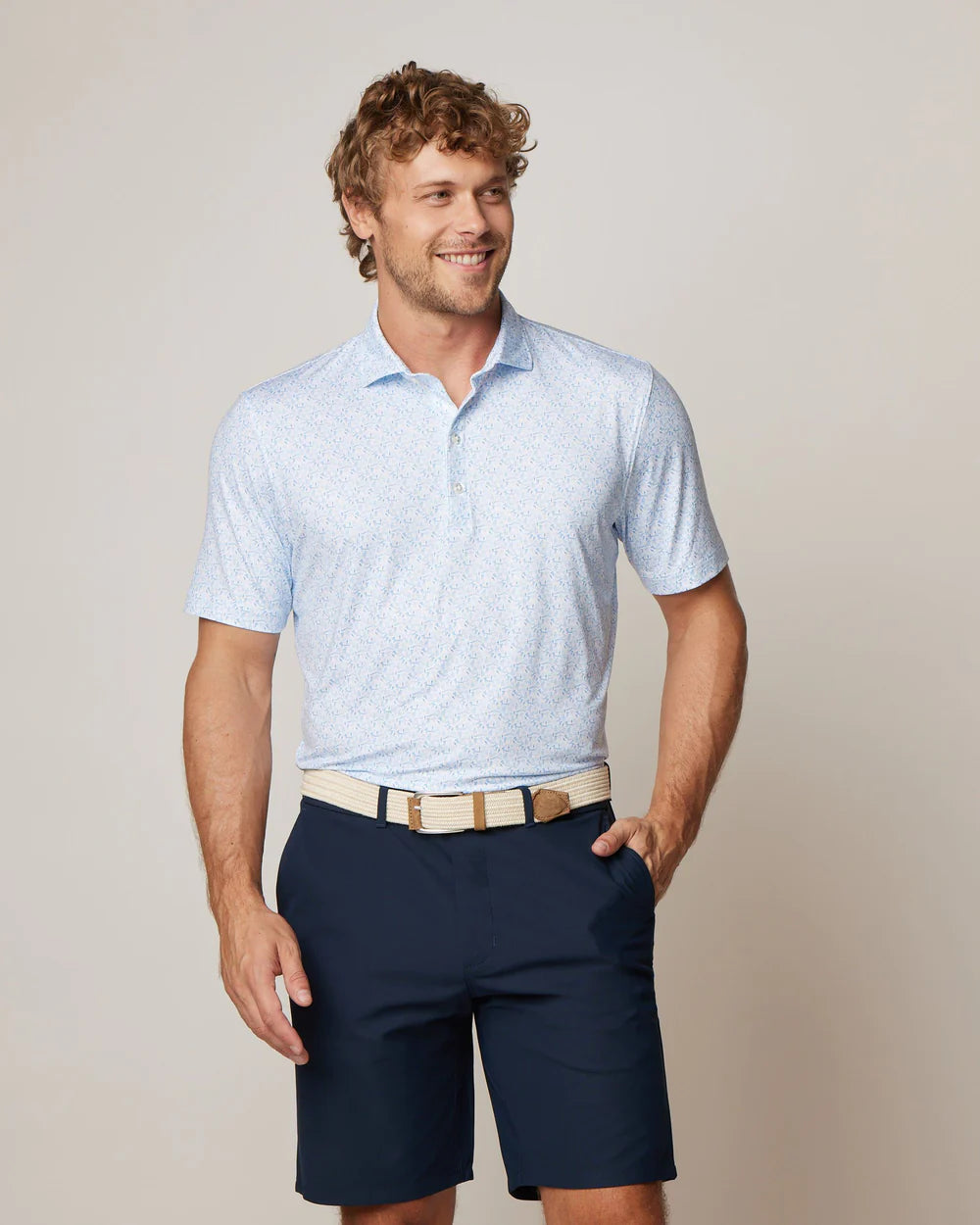 I Never Slice Printed Featherweight Performance Polo