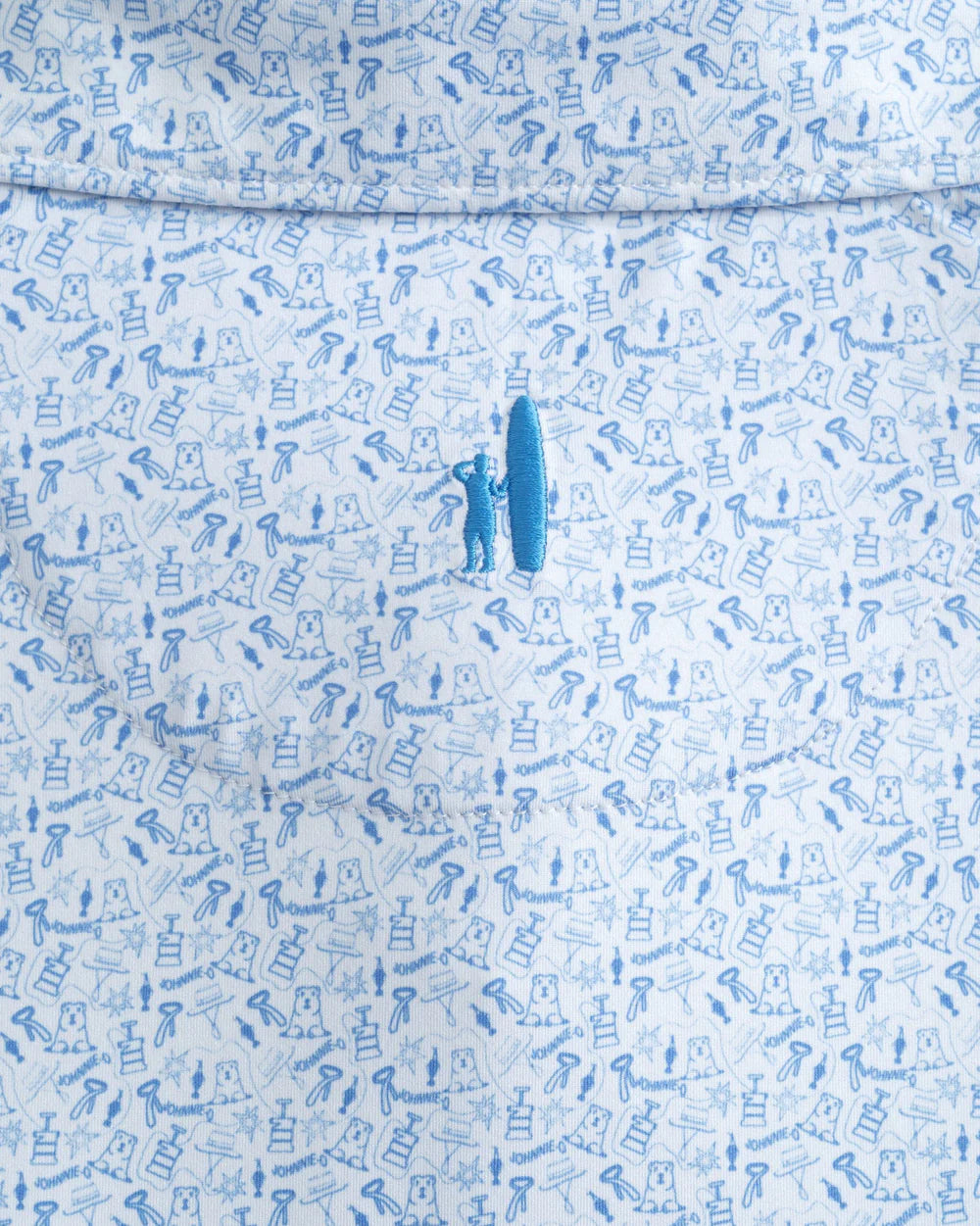 johnnie-O I Never Slice Printed Featherweight Performance Polo