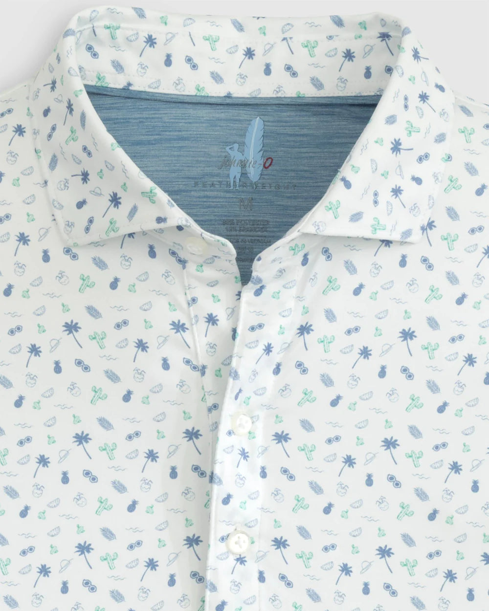 johnnie-O Oceano Printed Featherweight Performance Polo