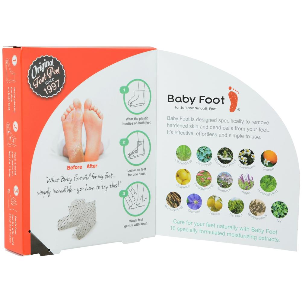 Baby Foot Exfoliation Peel for Men - Mint Scented