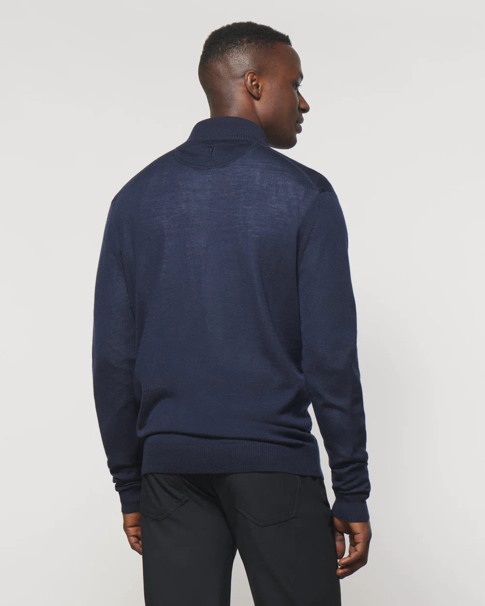 Baron Wool Blend Quarter-Zip Pullover Sweater