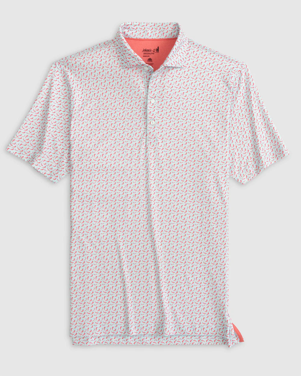 Chili Pepper Printed Jersey Performance Polo