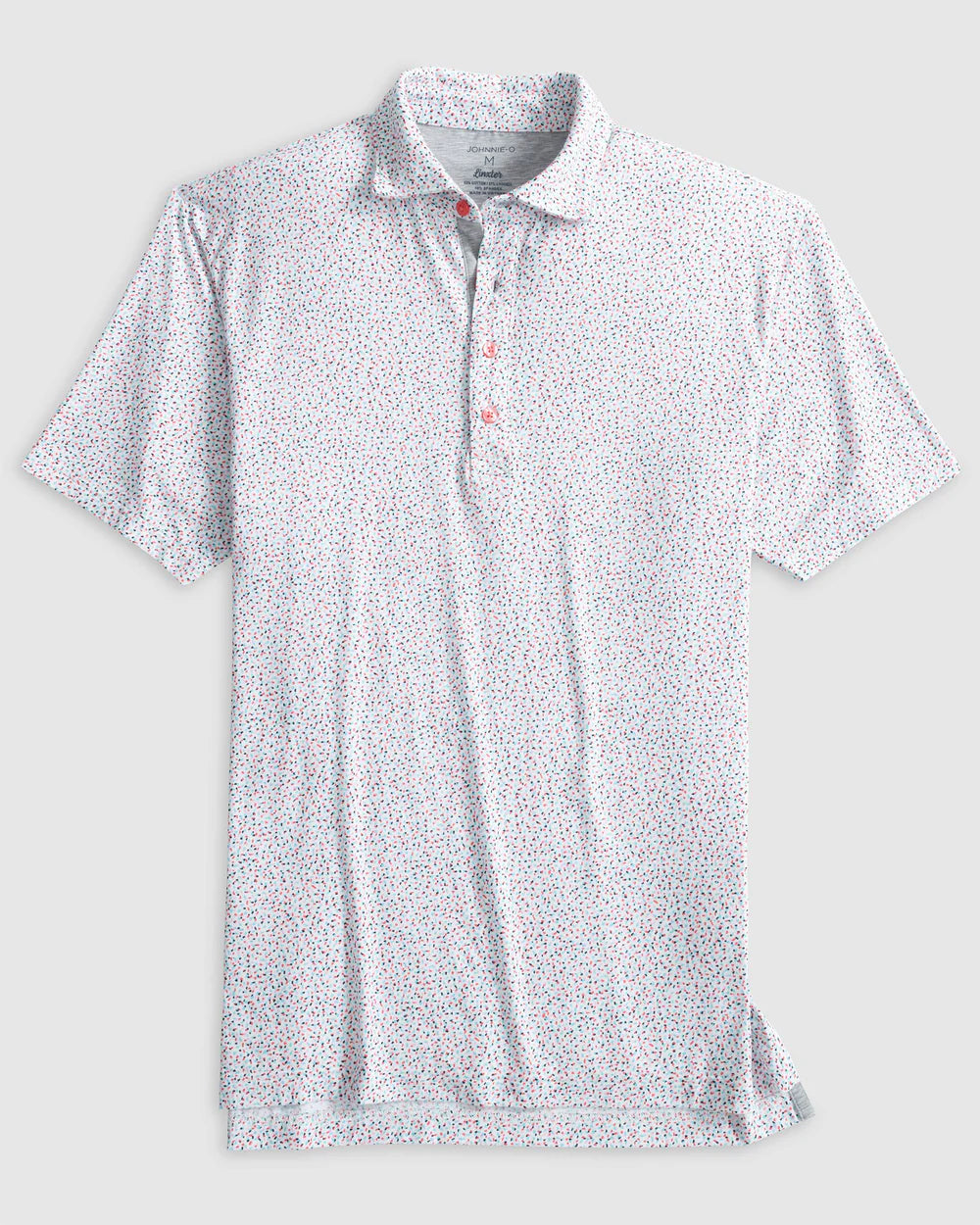 Ernest Printed Cotton Blend Performance Polo